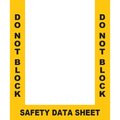 Superior Mark Floor Marking Border Tape, SDS Border 4in , Rubber IN-40-905